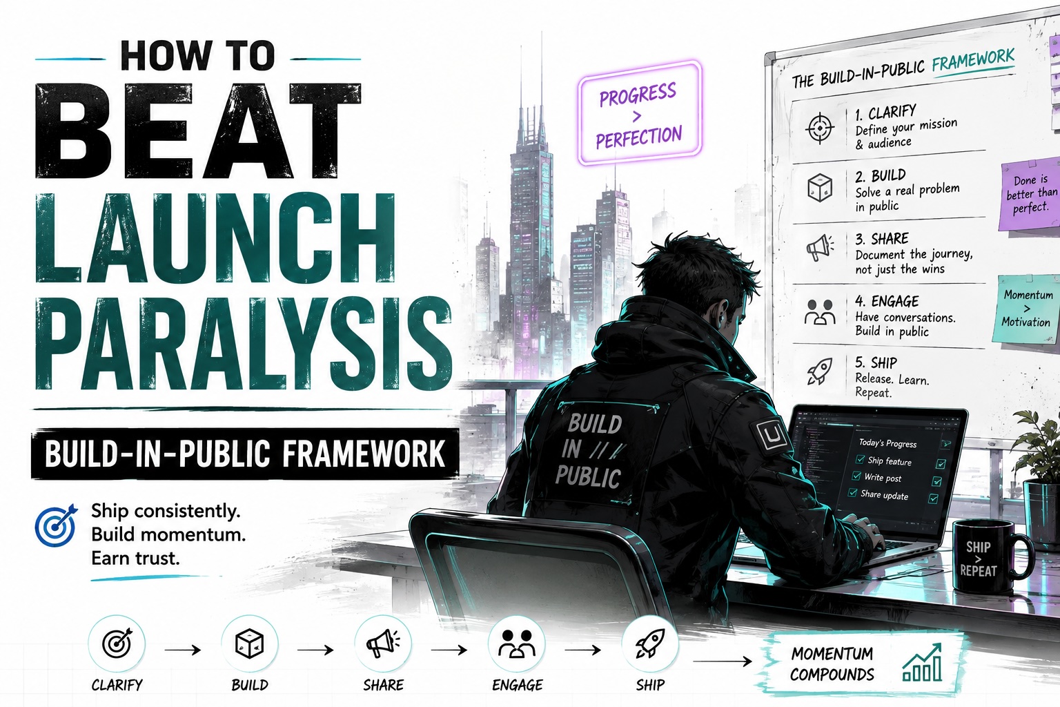 How to Beat Launch Paralysis: Build-in-Public Framework